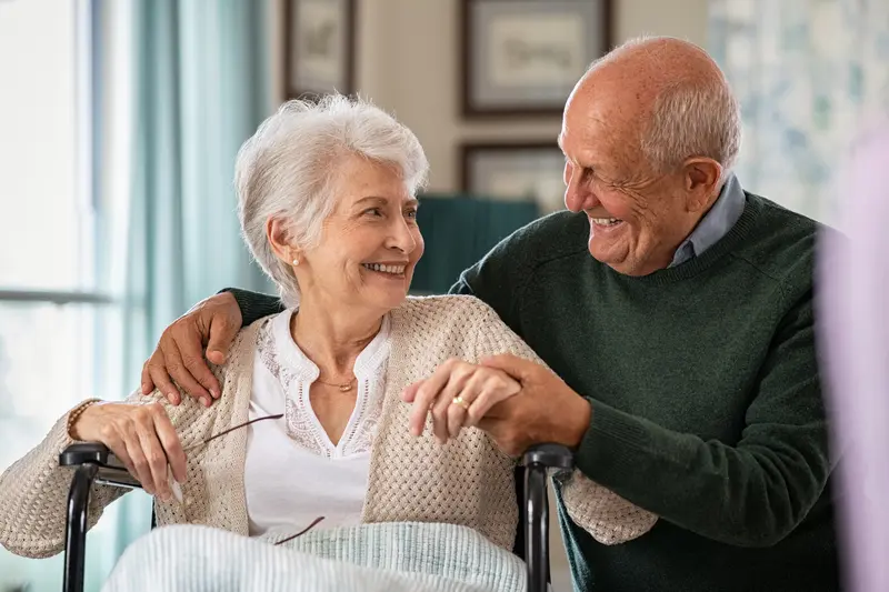 Glückliches Senior-Paar